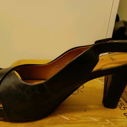 Clarks Soft Wear pumps like new, size 38, black