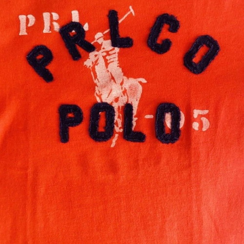 Polo Ralph Lauren kids shirt like new, size Small, red-orange