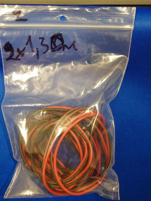 Professional audio cable for speaker connection 2x 1.3 meters