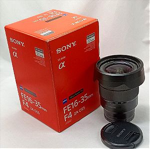 Sony Full Frame Φωτογραφικός Φακός Vario-tessar Fe 16-35mm F/4 ZA OSS E Mount.