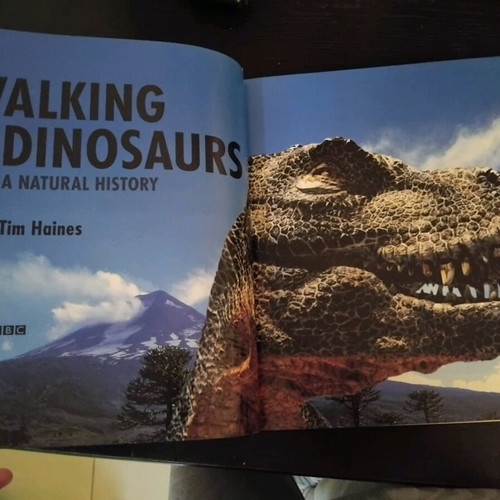 Walking with Dinosaurs by Tim Haines hardcover book like new
