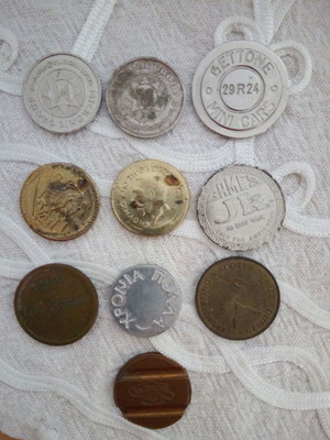 Token used, pack of 10 different