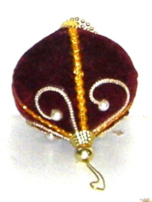 Christmas luxury velvet ornament new