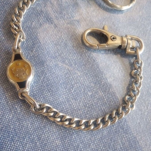 AEK Vintage Chain Keychain with Double-Headed Eagle, like new
