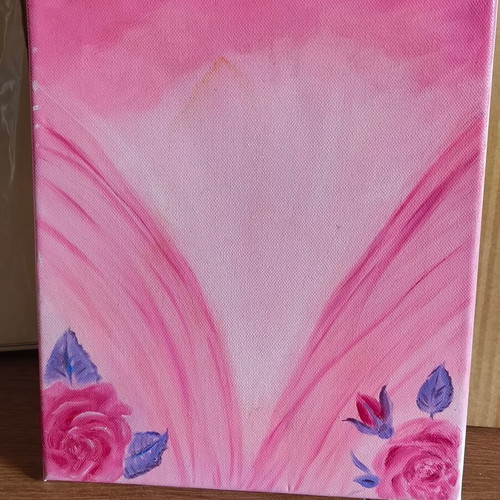 Canvas oil painting new 0.25x0.30