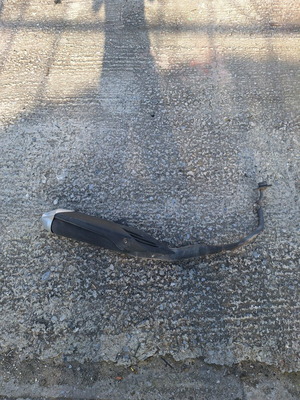 Honda GTR 150 exhaust used, front damaged