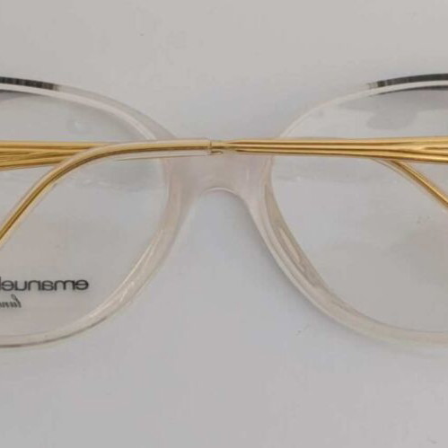 Emanuel Ungaro Persol U580 Eyeglass Frame New Gold Italy