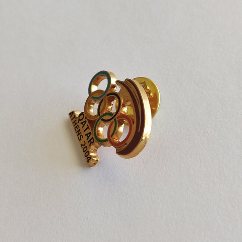 Athens 2004 pin new Qatar Olympic team