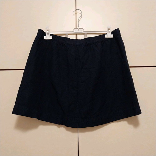 Merona No XL dark blue mini skirt like new with elastic waist