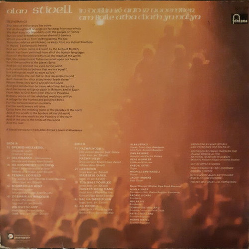 Stivell In Dublin folk record used