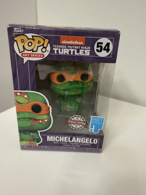 Funko Pop! Art Series Michelangelo #54 Teenage Mutant Ninja Turtles Special Edition