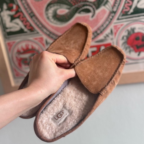 Ugg mules new, size 37-37.5, beige brown
