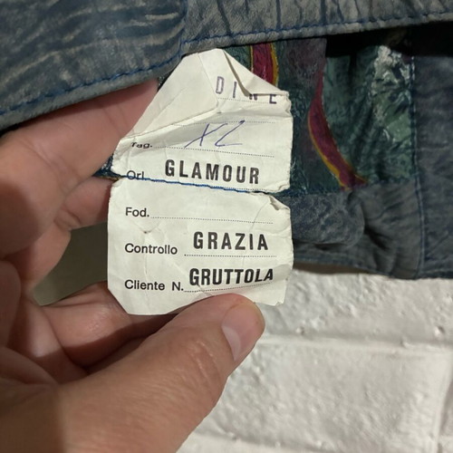 Real camel leather jacket like new, gray and blue