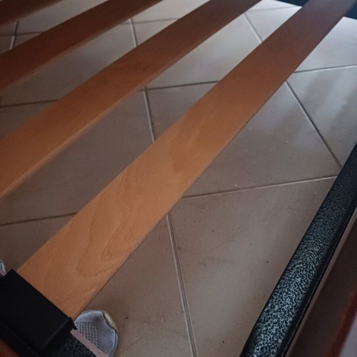Double bed like new with anatomical somier and mattress