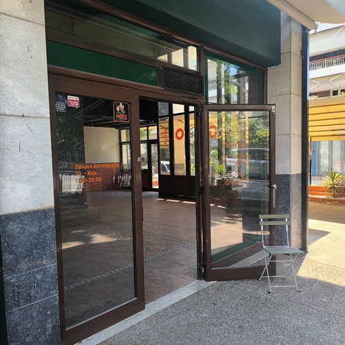 Corner Commercial Space in Nea Krini Thessaloniki with Outdoor Courtyard