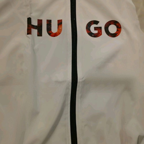 HU GO Windbreaker Jacket Women New, Size Small