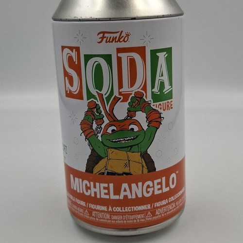 Chase Translucent Michelangelo Funko Soda like new
