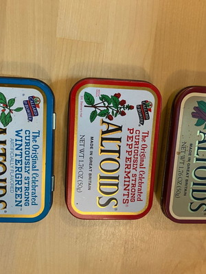 Callard & Bowser small metal tins set of 3, Great Britain