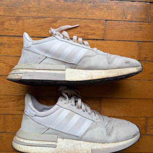 Adidas ZX 500 Boost used, gray, size 44