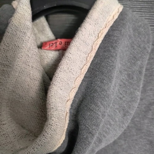 Lui e Lei sweatshirt jacket used, gray, size 2
