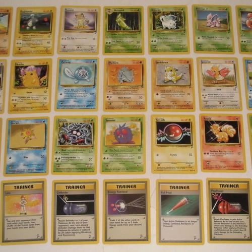 Pokemon cards used, pack of 65 from Base Set 2
