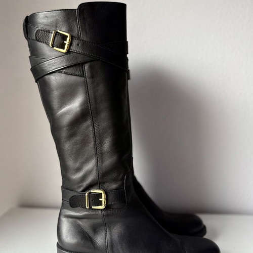 Sagiakos leather boots new, size 40, black