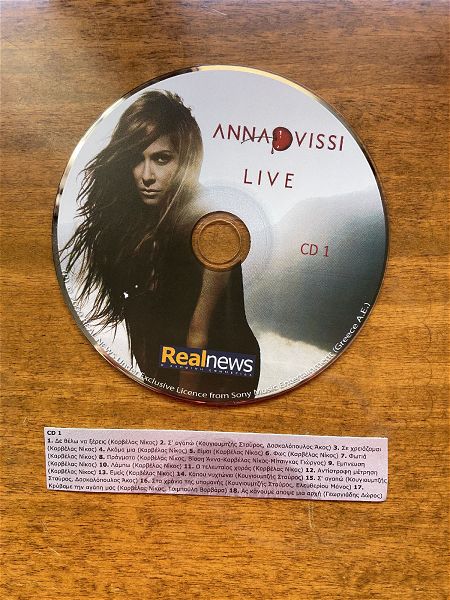  CD Live cd 1 anna vissi