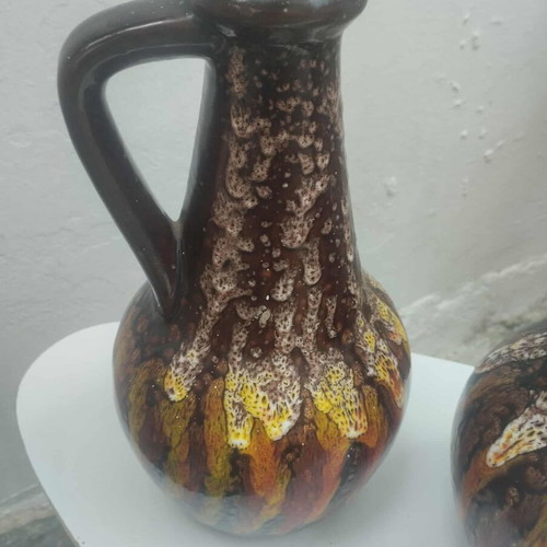 Vintage ceramic pitchers set of 2, 30cm, like new