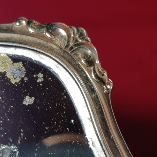 Vintage hand mirror used