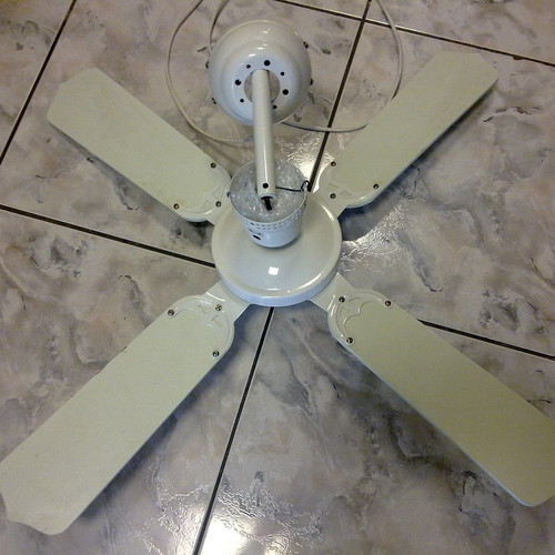 Ceiling fan 55W silent and economical without light