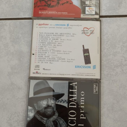 Italian music CD set like new, 3 promo albums