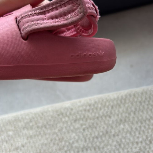 Adidas baby slippers used, pink