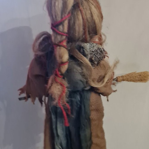 Handmade marionette used 50 cm with movable legs and arms