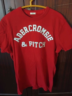 Abercrombie T shirt μέγεθος L άριστη κατάσταση, λευκό και κόκκινο