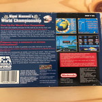 Nintendo SNES Nigel Mansells World Championship Racing μεταχειρισμένο PAL CIB