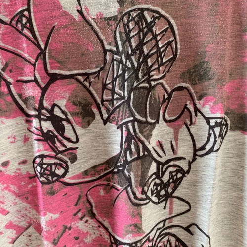 Disney Couture Minnie Mouse T-shirt like new, gray, size S