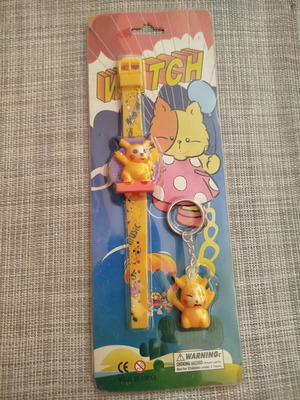 Picatchu watch and keychain, sealed, new