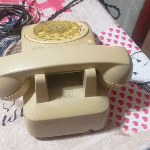Vintage OTE Face Standard rotary telephone, 1973, ready for RJ11 connection