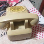 Vintage OTE Face Standard rotary telephone, 1973, ready for RJ11 connection