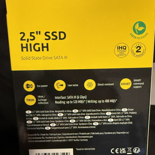 Intenso 2.5" SSD 480GB sealed