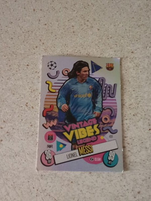 Messi card vintage vibes in excellent condition