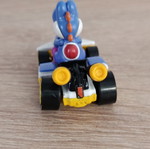 Nintendo Mario Kart Yoshi Hotwheels φιγούρα 2018 μεταχειρισμένη, σκούρο μπλε