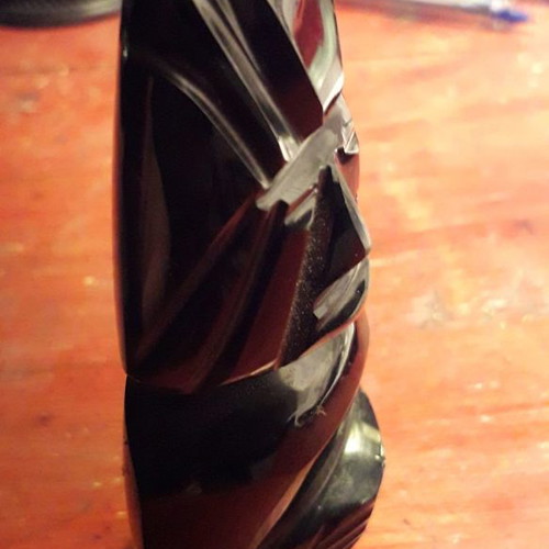 Obsidian statue 10x4 cm like new, Latin America