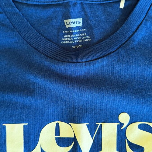 Levi's women's T-shirt, blue, size S