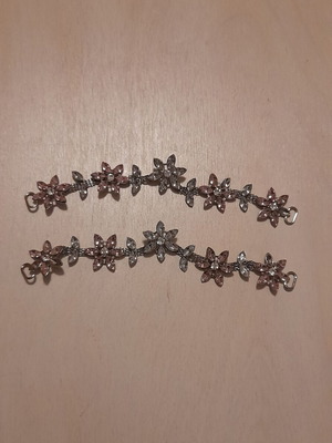 Craft decorative elements used, set of 2, missing some stones
