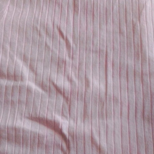 Shein Curve women's short-sleeve top with embossed stripes and buttons, pink-white