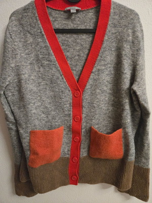 Cos knitted cardigan grey, like new, size L