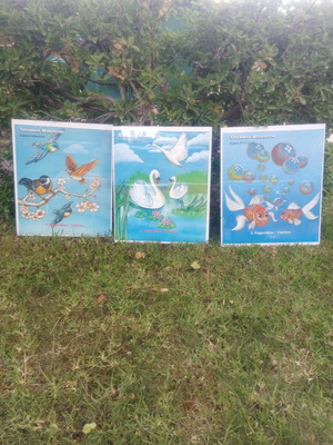 Σετ 3 μεταχειρισμένα clip frames 50x60 cm χωρίς κορνίζα