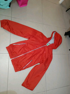 Benetton Windbreaker Jacket New Orange