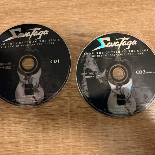 Savatage From The Gutter To The Stage CD used with autographs